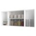 Armario Aereo 4 Portas 120cm 9160 Branco Mobbs