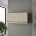 Armario Aereo 4 Portas 120cm 9160 Savana Off White Mobbs