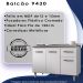 Armario Aereo 4 Portas e Balcao 120cm Branco Mobbs
