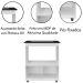 Balcão Cooktop 2 Portas 5 Bocas MDP com Pés Eliana Branco