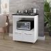 Balcão Cooktop 2 Portas 5 Bocas MDP com Pés Eliana Branco