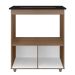 Balcão Cooktop 2 Portas 5 Bocas MDP com Pés Eliana Savana / Off White