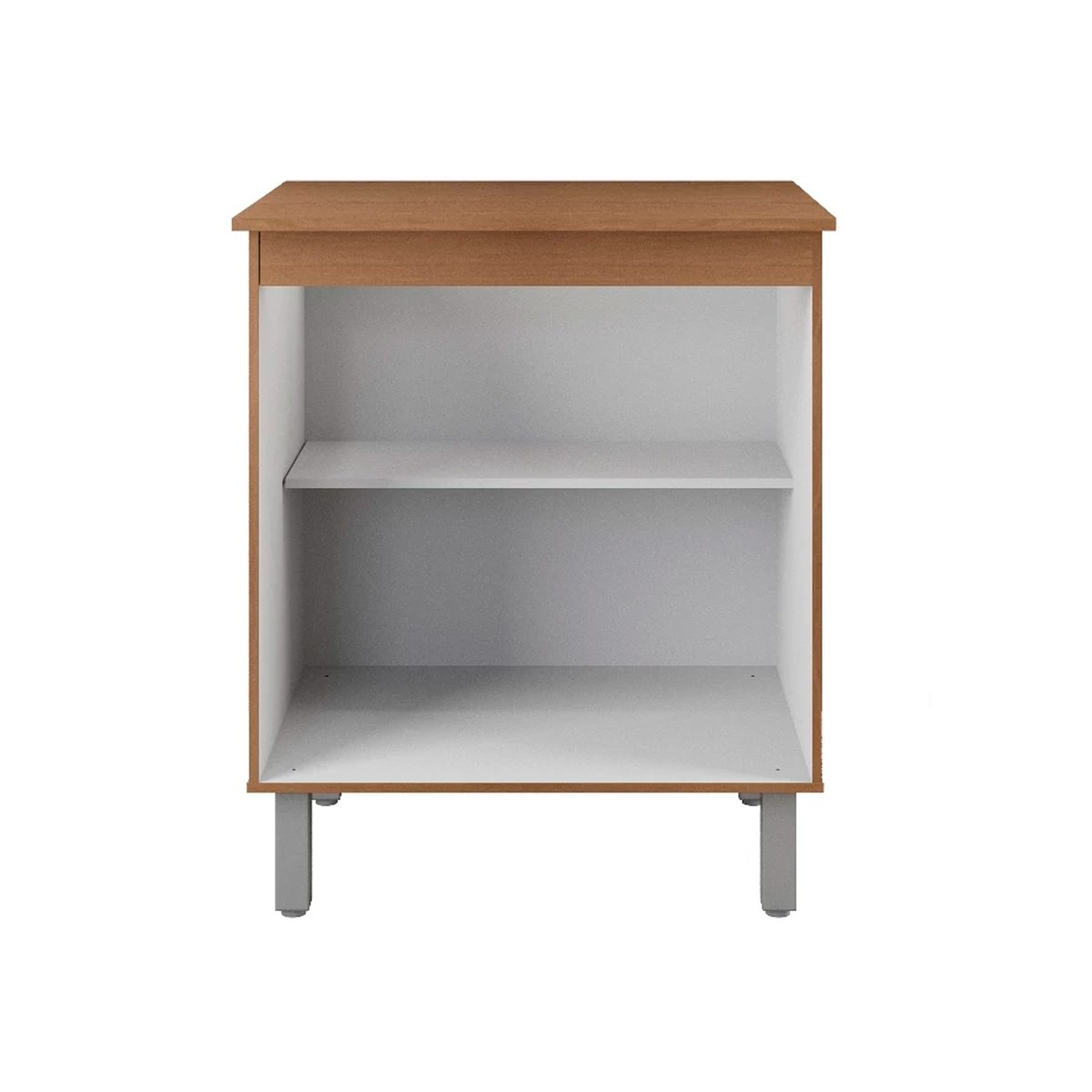 Balcão Multiuso de Cozinha 2 Portas Helena Savana / Preto