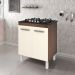 Balcao 70cm Com Tampo Para Cooktop 4 Bocas 9250 Savana Off White Mobbs