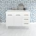 Balcao Com Tampo 120cm 9110x9300 Branco Mobbs