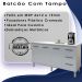 Balcao Com Tampo 150cm 9130x9310 Branco Mobbs