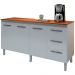Balcao Com Tampo 150cm 9130x9310 Branco Savana Mobbs