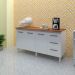 Balcao Com Tampo 150cm 9130x9310 Branco Savana Mobbs