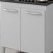 Balcao Com Tampo 70cm Para Cooktop 5 Bocas 9255 Branco Mobbs