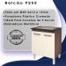 Balcao Com Tampo 70cm Para Cooktop 5 Bocas 9255 Savana Off White Mobbs