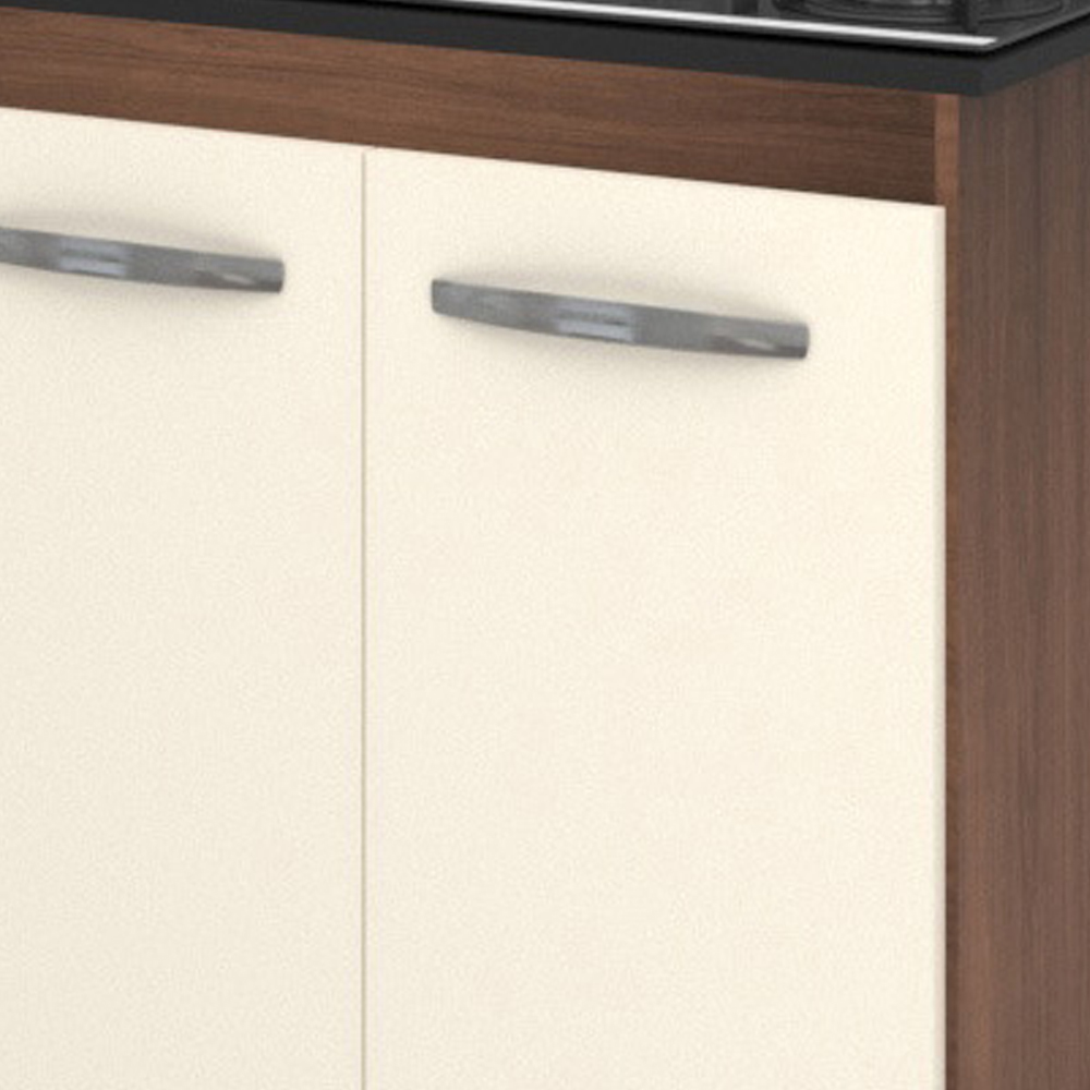Balcao Com Tampo 70cm Para Cooktop 5 Bocas 9255 Savana Off White Mobbs