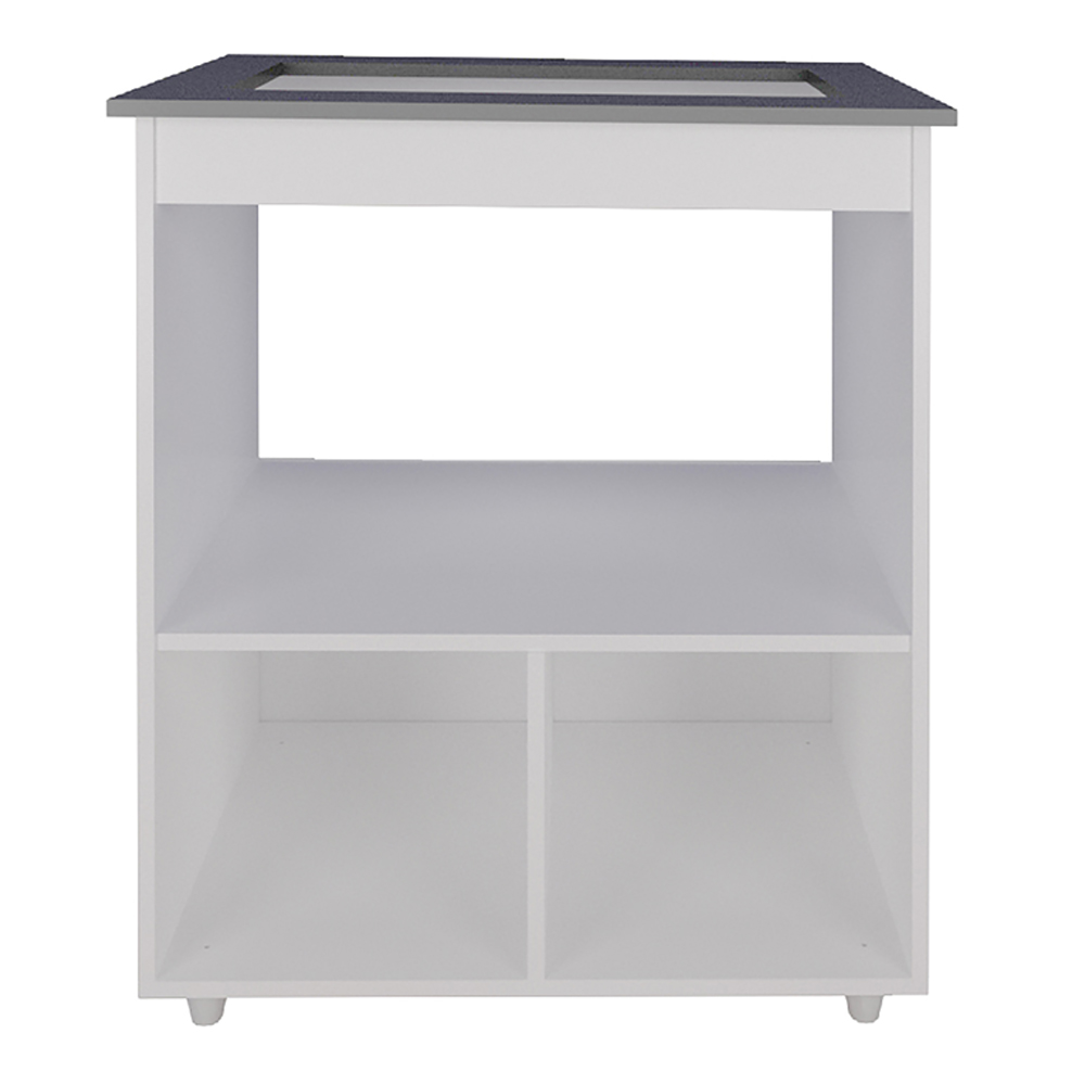 Balcao Com Tampo Cooktop 4 Bocas 75cm 9440 Branco Mobbs