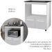 Balcao Com Tampo Cooktop 4 Bocas 75cm 9440 Branco Mobbs