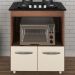 Balcao Com Tampo Cooktop 4 Bocas 75cm 9440 Savana Off White Mobbs