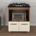 Balcao Com Tampo Cooktop 4 Bocas 75cm 9440 Savana Off White Mobbs