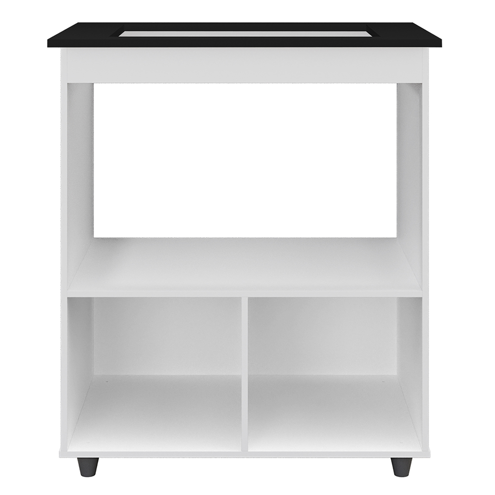 Balcao Com Tampo Cooktop 5 Bocas 75cm 9445 Branco Mobbs