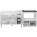 Balcao Cooktop 4 Bocas e Pia 120cms Branco Mobbs