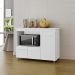 Balcao Multiuso 3 Portas 114cm 9480 Branco Mobbs