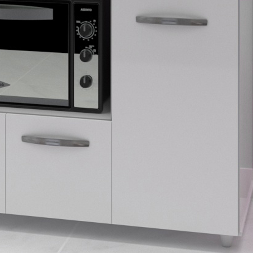 Balcao Multiuso 3 Portas 114cm 9480 Branco Mobbs