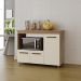 Balcao Multiuso 3 Portas 114cm 9480 Savana Off White Mobbs