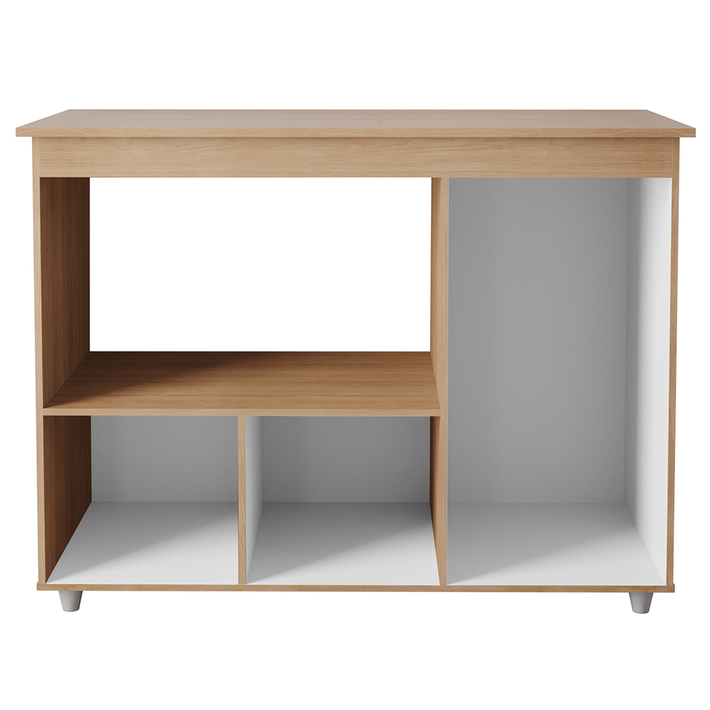 Balcao Multiuso 3 Portas 114cm 9480 Savana Preto Mobbs