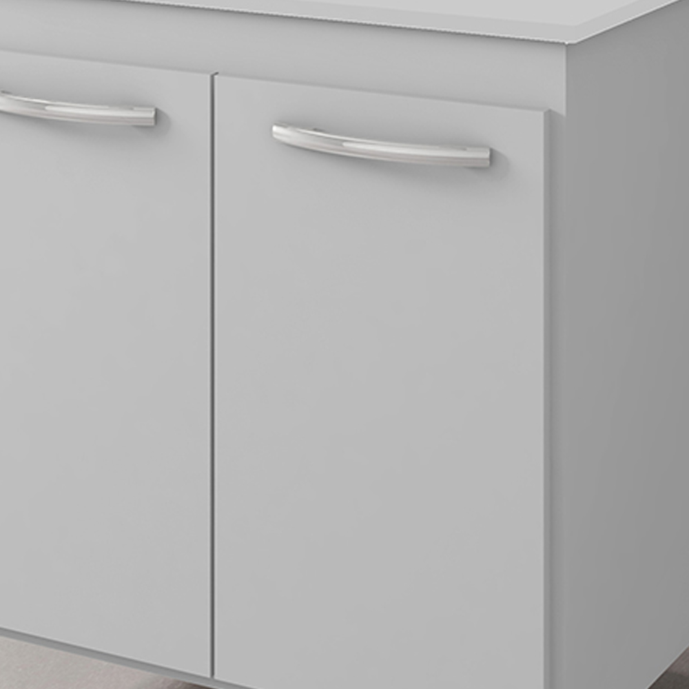 Balcao Multiuso 70cm 2 Portas 9240 Branco Mobbs