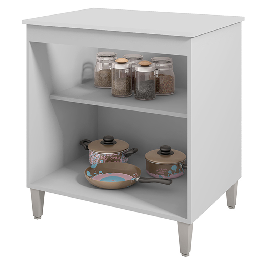 Balcao Multiuso 70cm 2 Portas 9240 Branco Mobbs