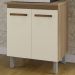 Balcao Multiuso 75 cm 2 Portas 9240 Savana Off White Mobbs