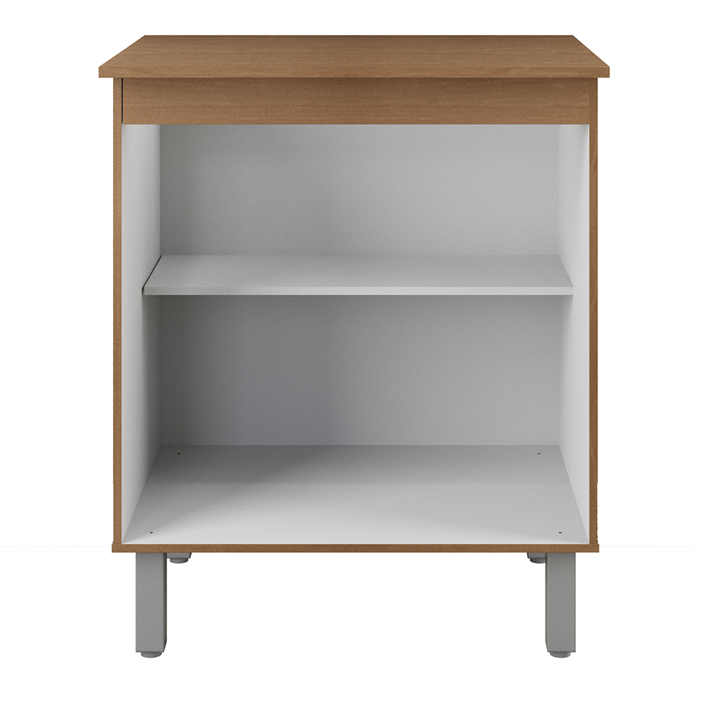 Balcao Multiuso 75 cm 2 Portas 9240 Savana Preto Mobbs