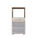 Balcao Multiuso Com Nicho 2P 1G Luna Savana Off White Mobbs