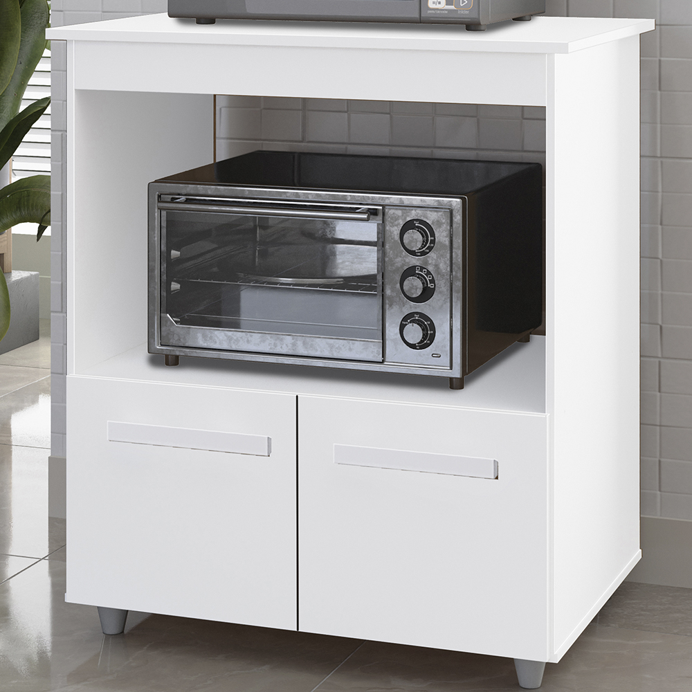 Balcao Multiuso Com Nicho 75cm 9450 Branco Mobbs