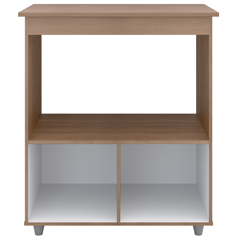 Balcao Multiuso Com Nicho 75cm 9450 Savana Off White Mobbs