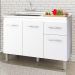 Balcao P/ Pia Sem Tampo Anita 120 cm Mobbs cor:Branco