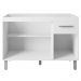 Balcao P/ Pia Sem Tampo Anita 120 cm Mobbs cor:Branco