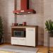 Balcao Para Cooktop 4 Bocas Ana Savana Off White Mobbs