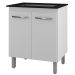 Balcao Para Cooktop 4 Bocas Jade Mobbs cor:Branco