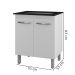 Balcao Para Cooktop 4 Bocas Jade Mobbs cor:Branco