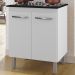 Balcao Para Cooktop 4 Bocas Jade Savana Preto Mobbs