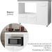 Balcao Para Cooktop 5 Bocas 114cm 9475 Branco Mobbs