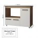 Balcao Para Cooktop 5 Bocas 114cm 9475 Savana Off White Mobbs