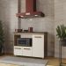 Balcao Para Cooktop 5 Bocas 114cm 9475 Savana Off White Mobbs