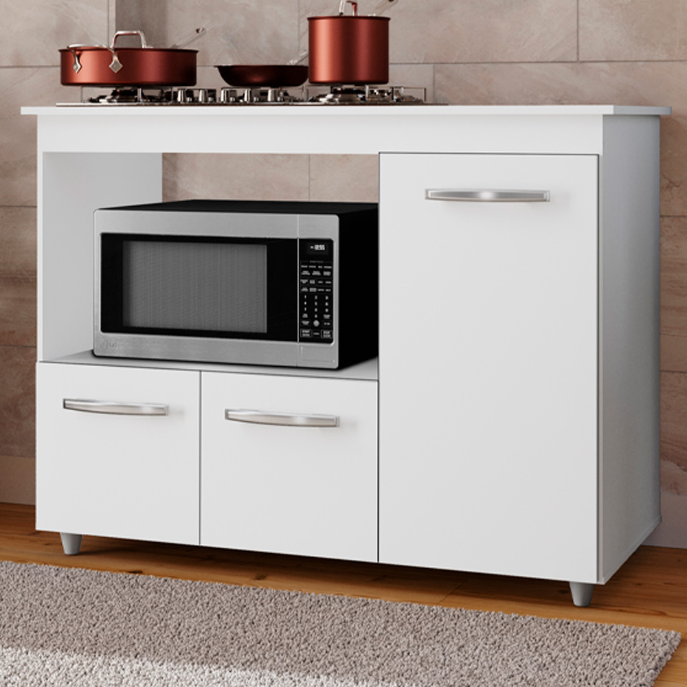 Balcao Para Cooktop 5 Bocas Ana Branco Mobbs