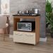 Balcao Para Cooktop 5 Bocas Elisa Mobbs cor:Savana Off White