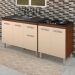 Balcao Pia 120cm e Cooktop 4 Bocas Savana Off White Mobbs