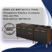 Balcao Pia 120cm e Cooktop 4 Bocas Savana Preto Mobbs