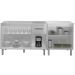Balcao Pia 120cm e Multiuso 2 Portas 70cm Branco Mobbs