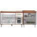 Balcao Pia 120cm e Multiuso 2 Portas 70cm Savana Off White Mobbs