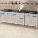 Balcao Pia 160cm e Cooktop 4 Bocas Branco Mobbs