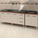 Balcao Pia 160cm e Cooktop 4 Bocas Savana Off White Mobbs