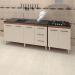 Balcao Pia 160cm e Cooktop 4 Bocas Savana Off White Mobbs
